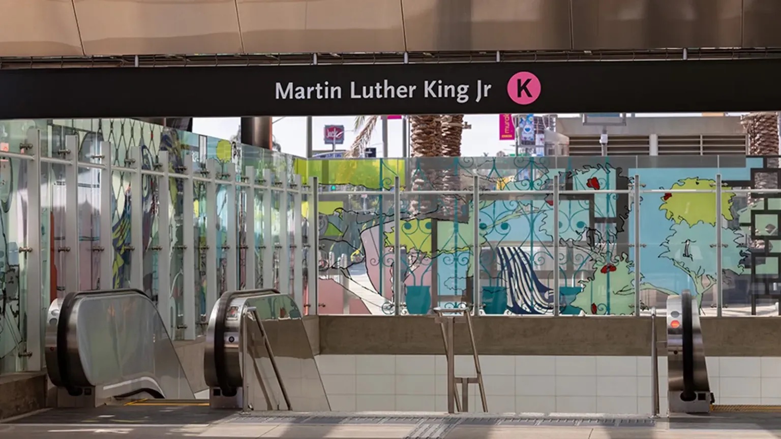 Martin Luther King Jr Station Entrance