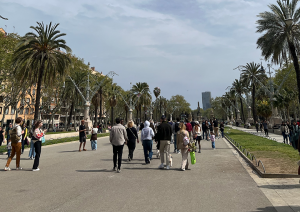 Barcelona pedestrians